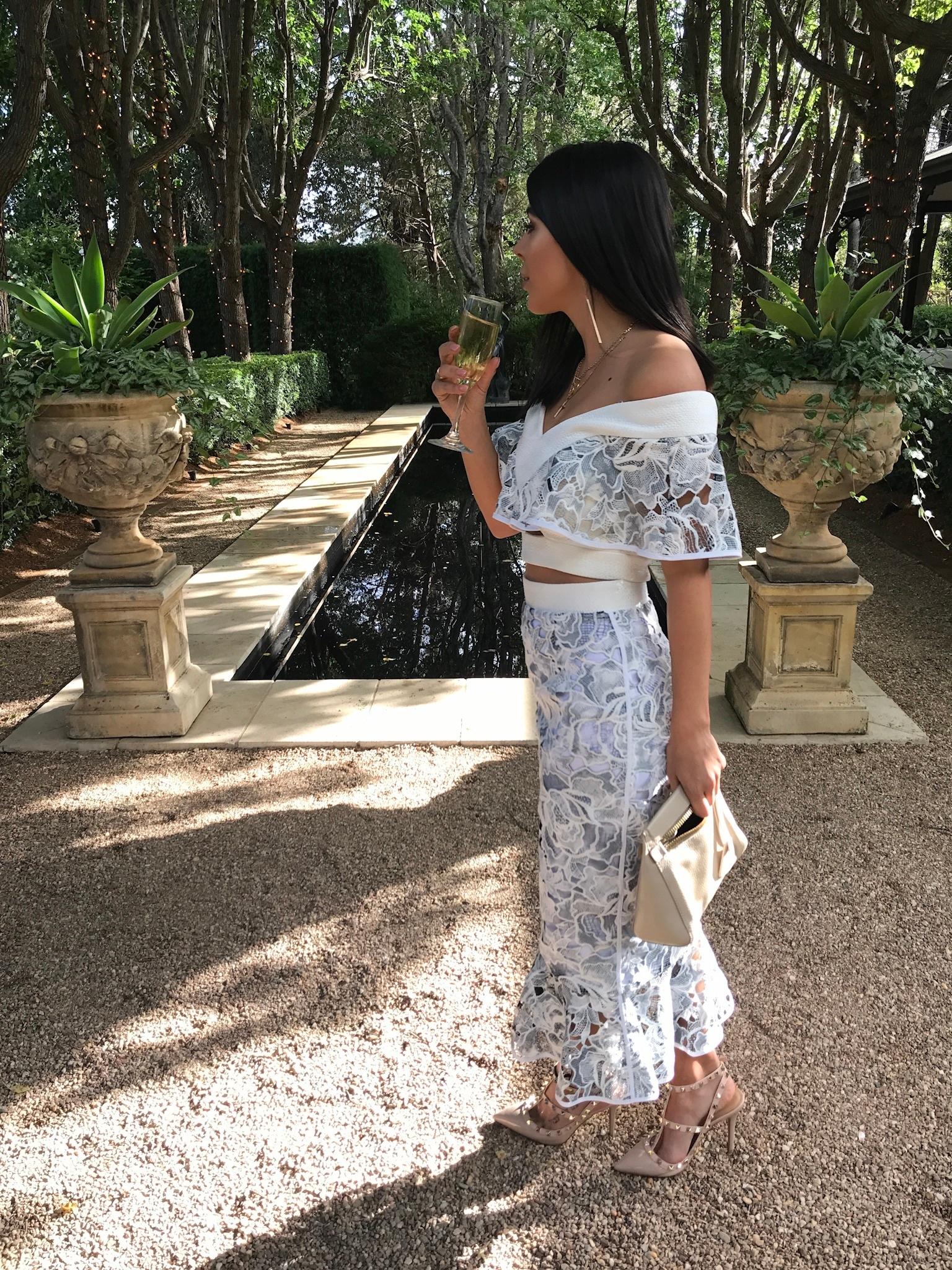 Nicola Finetti Kaylee Top and Adriana Skirt Set Blue Size 6 - Image 2