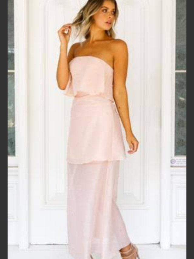 Keepsake call me gown - blush  - Image 2
