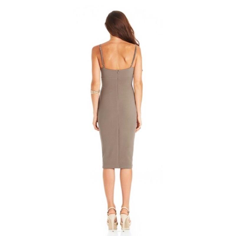 Love Nookie Heidi Bodycon Bustier Dress Brown Size 6 - Image 2