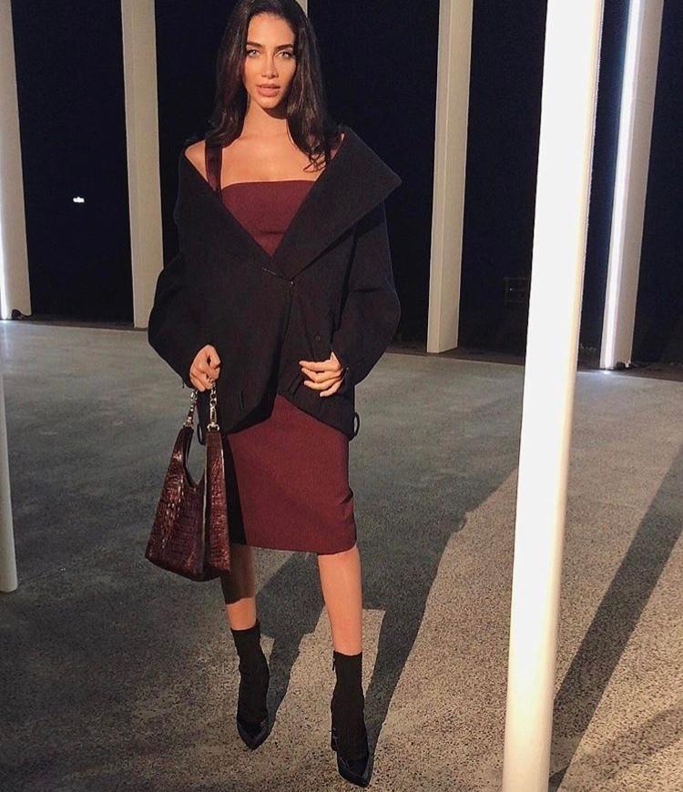 Dion Lee Spliced Silk Pinafore Dress Size 10 - Image 2