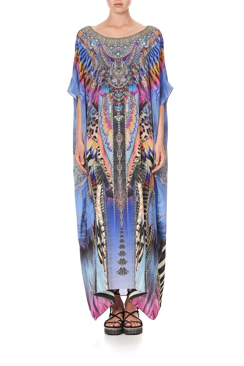 Camilla 'Love On The Wing' Round Neck Kaftan - Image 4