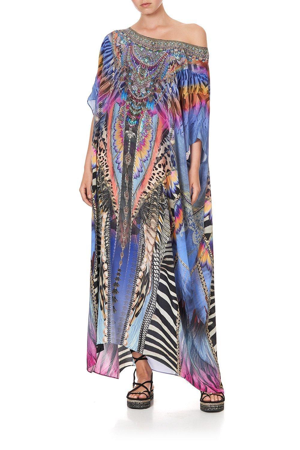 Camilla 'Love On The Wing' Round Neck Kaftan - Image 1