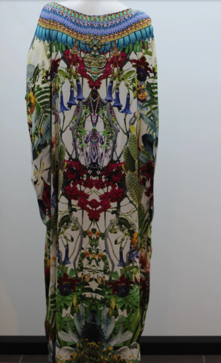 Camilla 'Exotic Hypnotic' Round Neck Kaftan - Image 2
