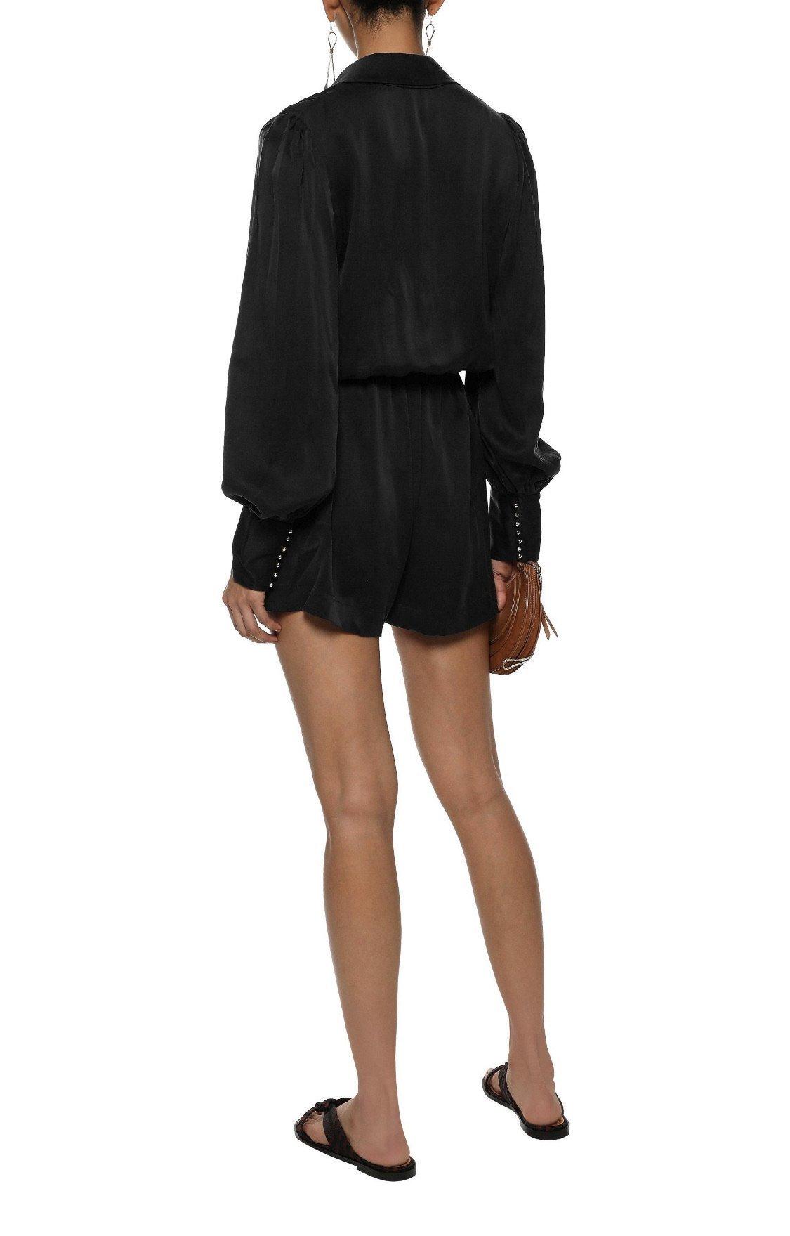 Zimmermann Wrap Playsuit Black Size 6 - Image 2