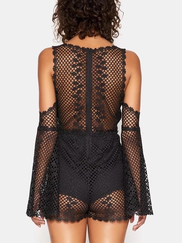 Alice McCall Follow Me Playsuit Black Size 6 - Image 5