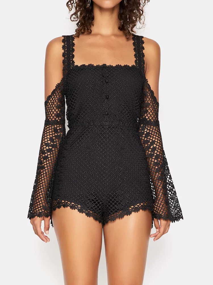 Alice McCall Follow Me Playsuit Black Size 6 - Image 2
