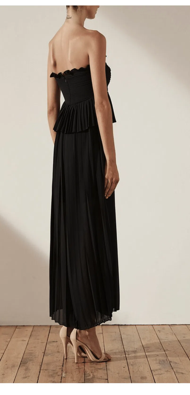 Shona Joy Botticelli Palazzo Jumpsuit Black Size 8 - Image 2