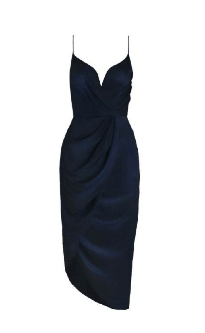 Zimmermann Silk Plunge One Shoulder Dress Size 14-16 - Image 1