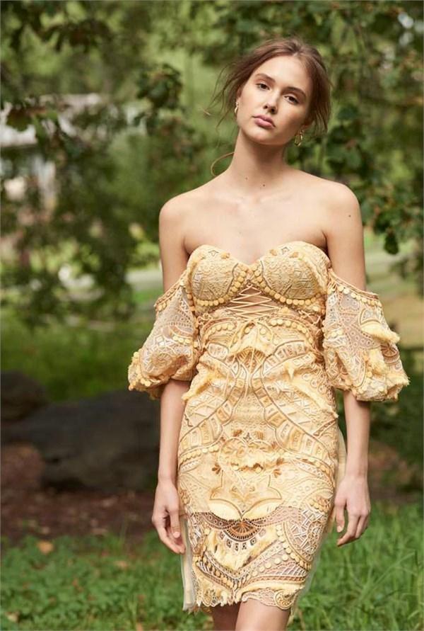 Thurley Ottoman Empire Dress Yellow 8 - Image 1