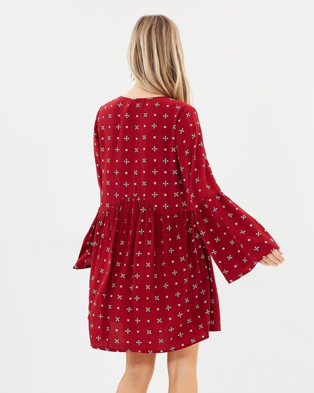 Tigerlily Morisot Dress in Red Size 8 - Image 2