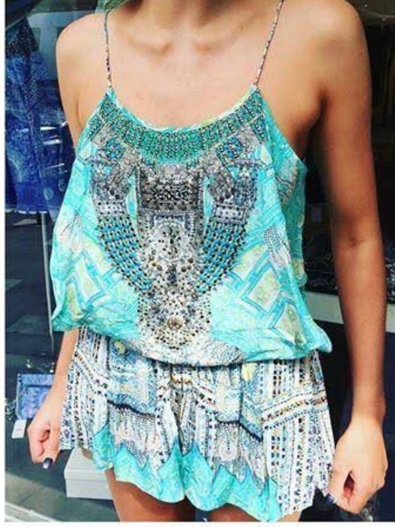 Camilla Topkapi Threads Playsuit Size 12 - Image 1