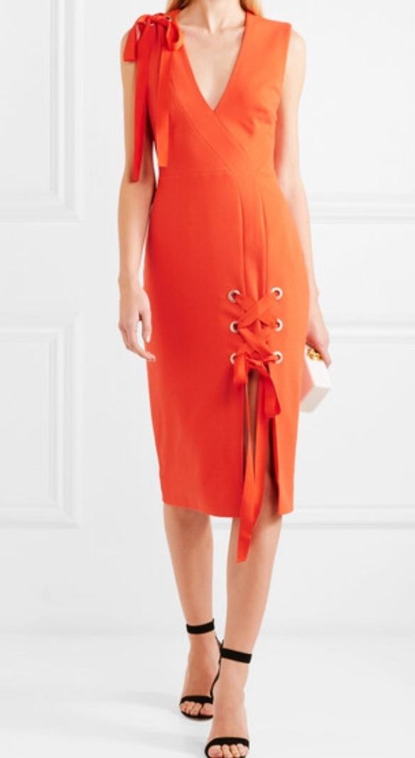 Rebecca Vallance Martinique Dress Orange Size 4 - Image 1