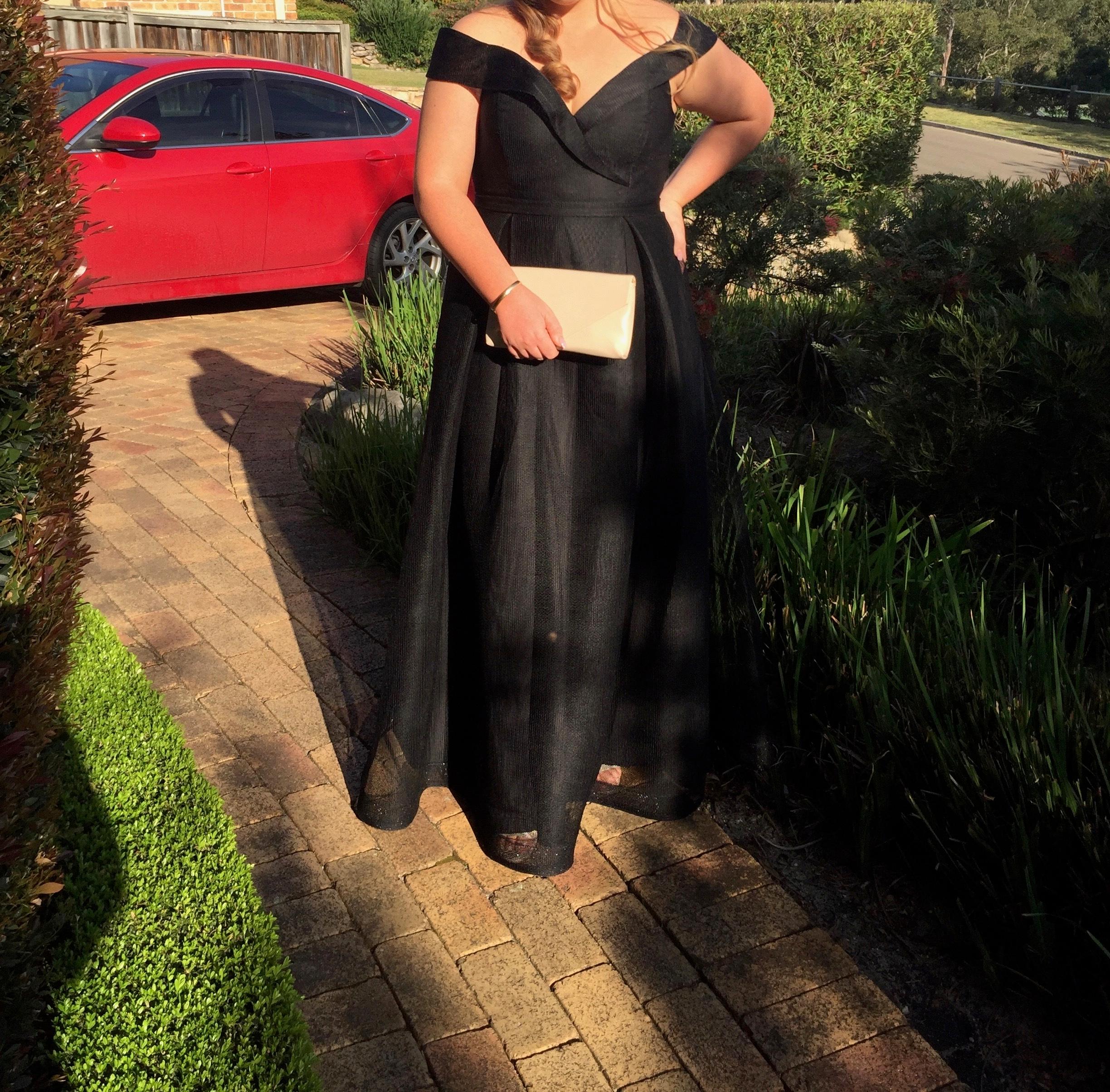 Black Jadore Formal Dress, Size 18 - Image 1