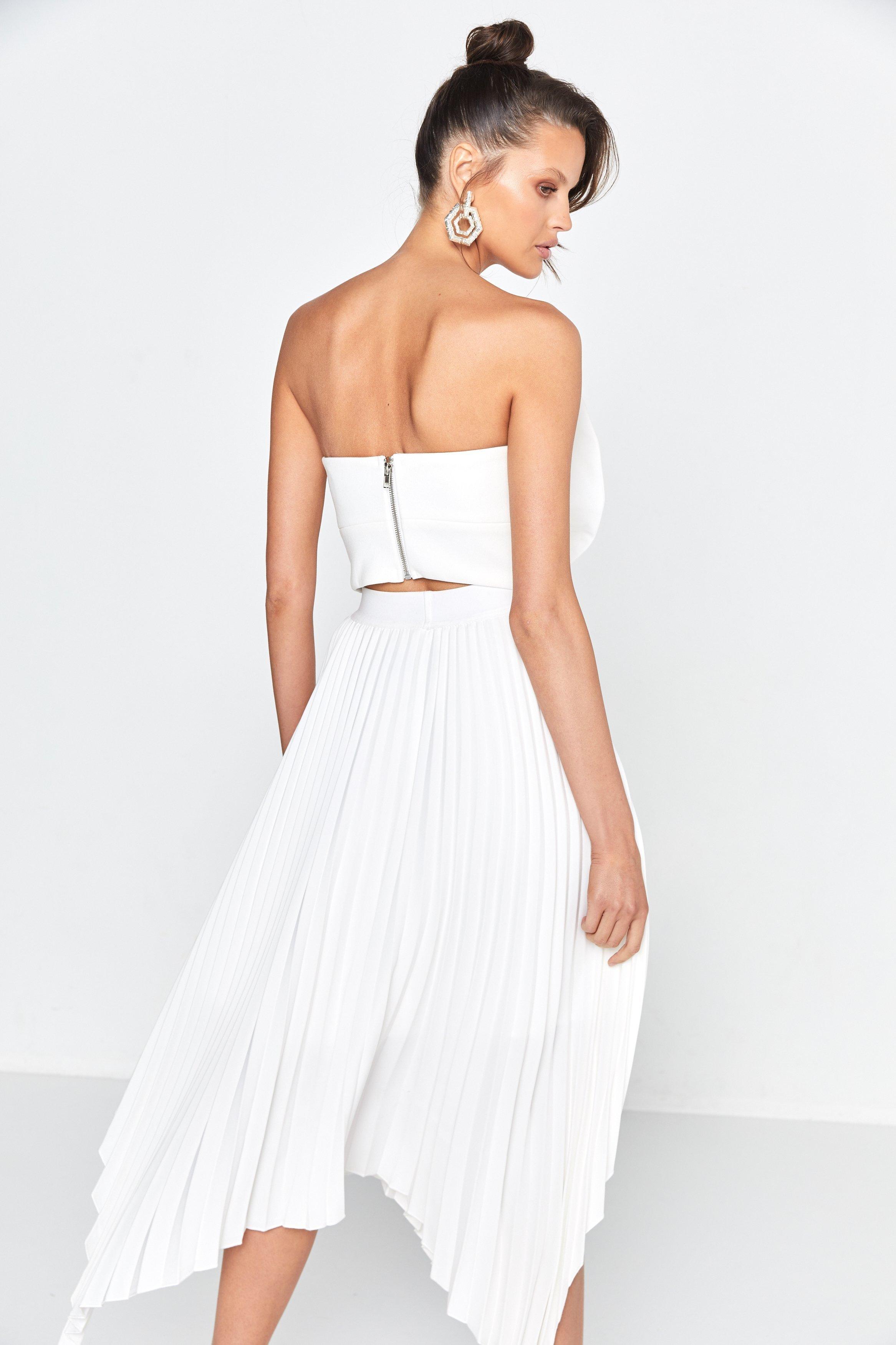 Mossman Lady Like Skirt & My Fair Lady Top Set White Size AU 8 - Image 2