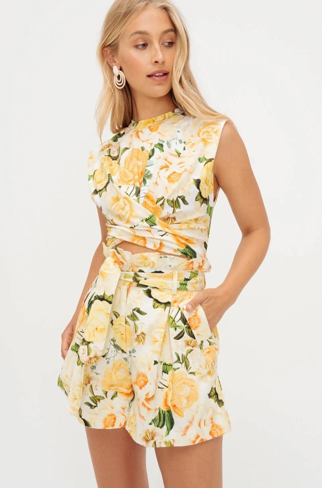 Izabel Floral Tee and Shorts - Image 1