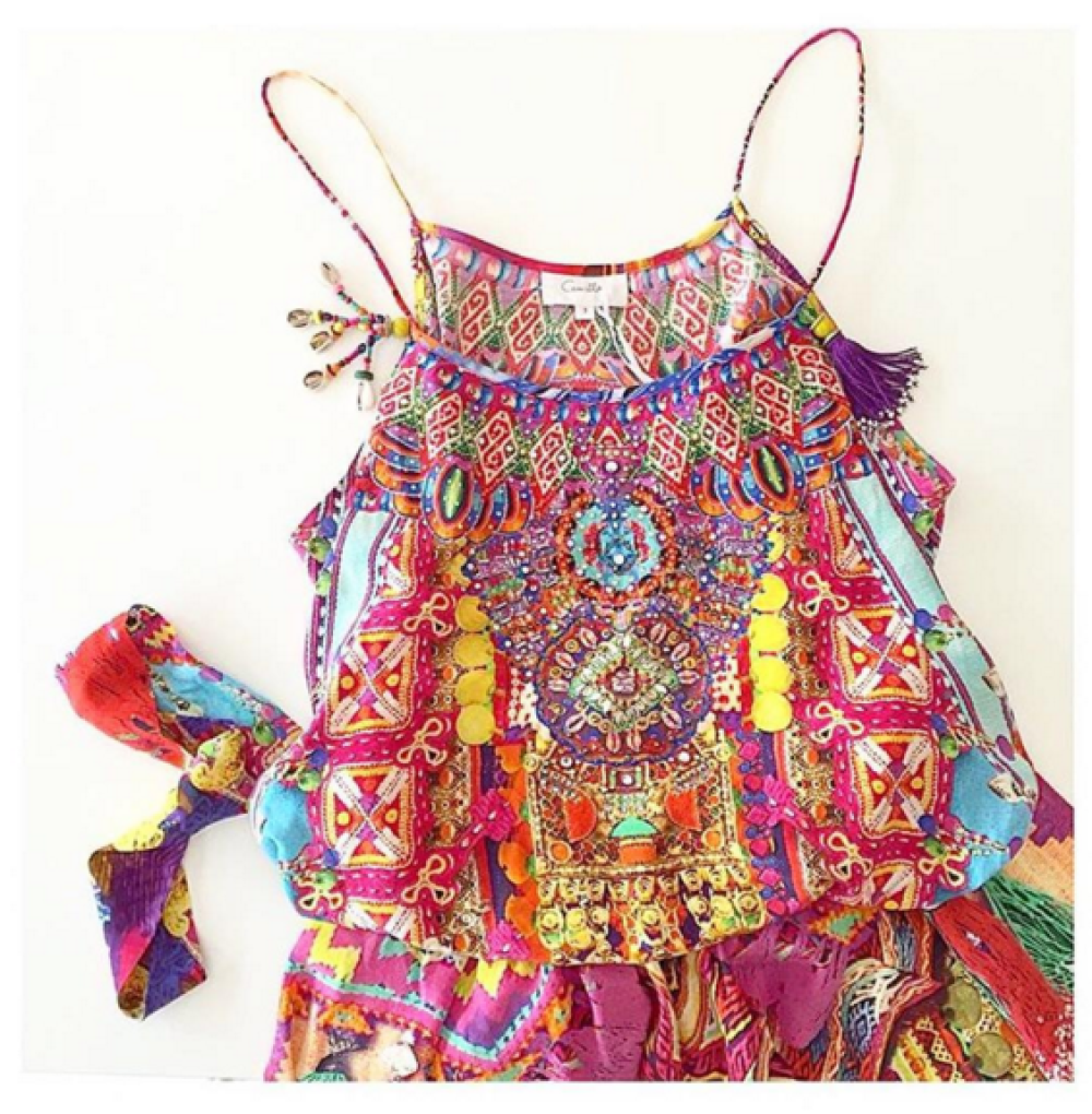 CAMILLA | Child's Play Shoestring Pink Print Playsuit | Size 8 SOLD OUT - Image 4