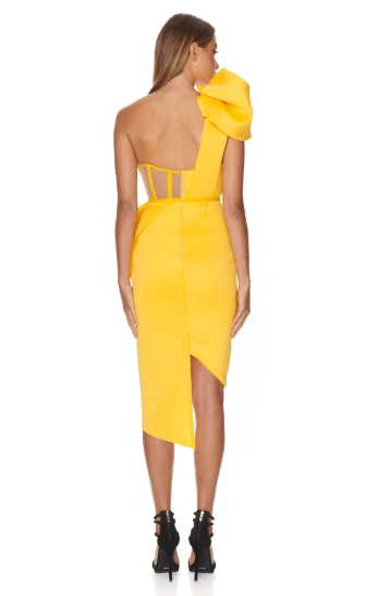 Eliya The Label-  Fleur Dress (Canary Yellow) Size 6 - Image 3