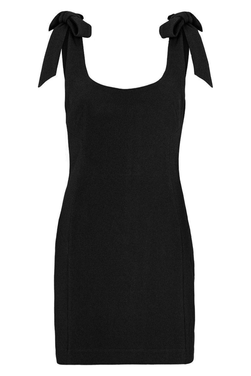 Rebecca Vallance - Dahlia Mini Black Dress Size 6 - Image 2
