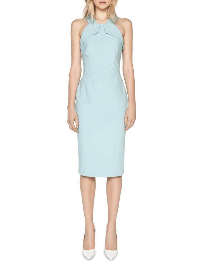 Halter Neck Pencil Dress - Image 1