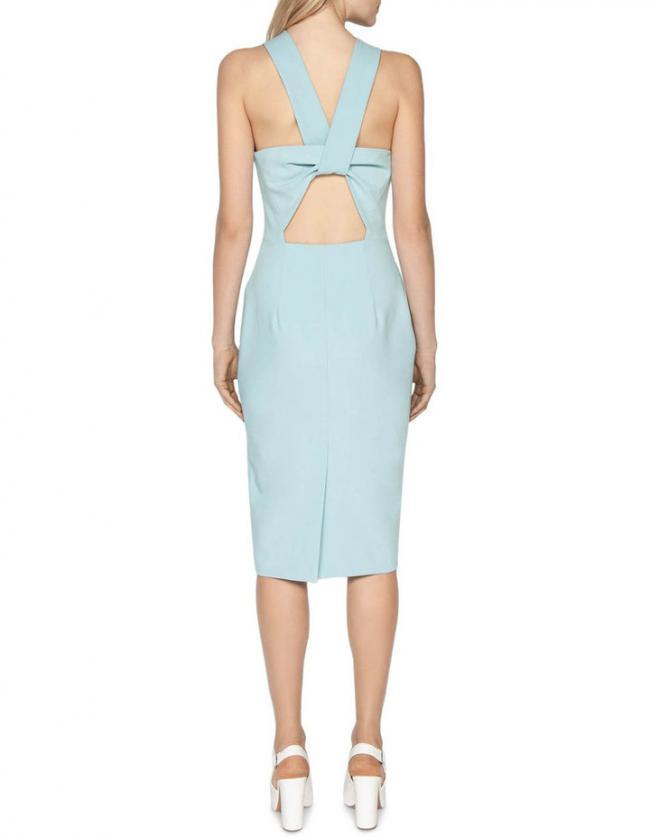 Halter Neck Pencil Dress - Image 2