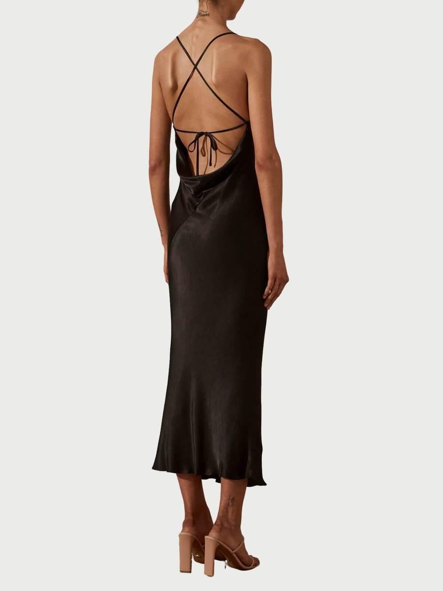 Shona Joy Cowl Back Midi Dress  - Image 2
