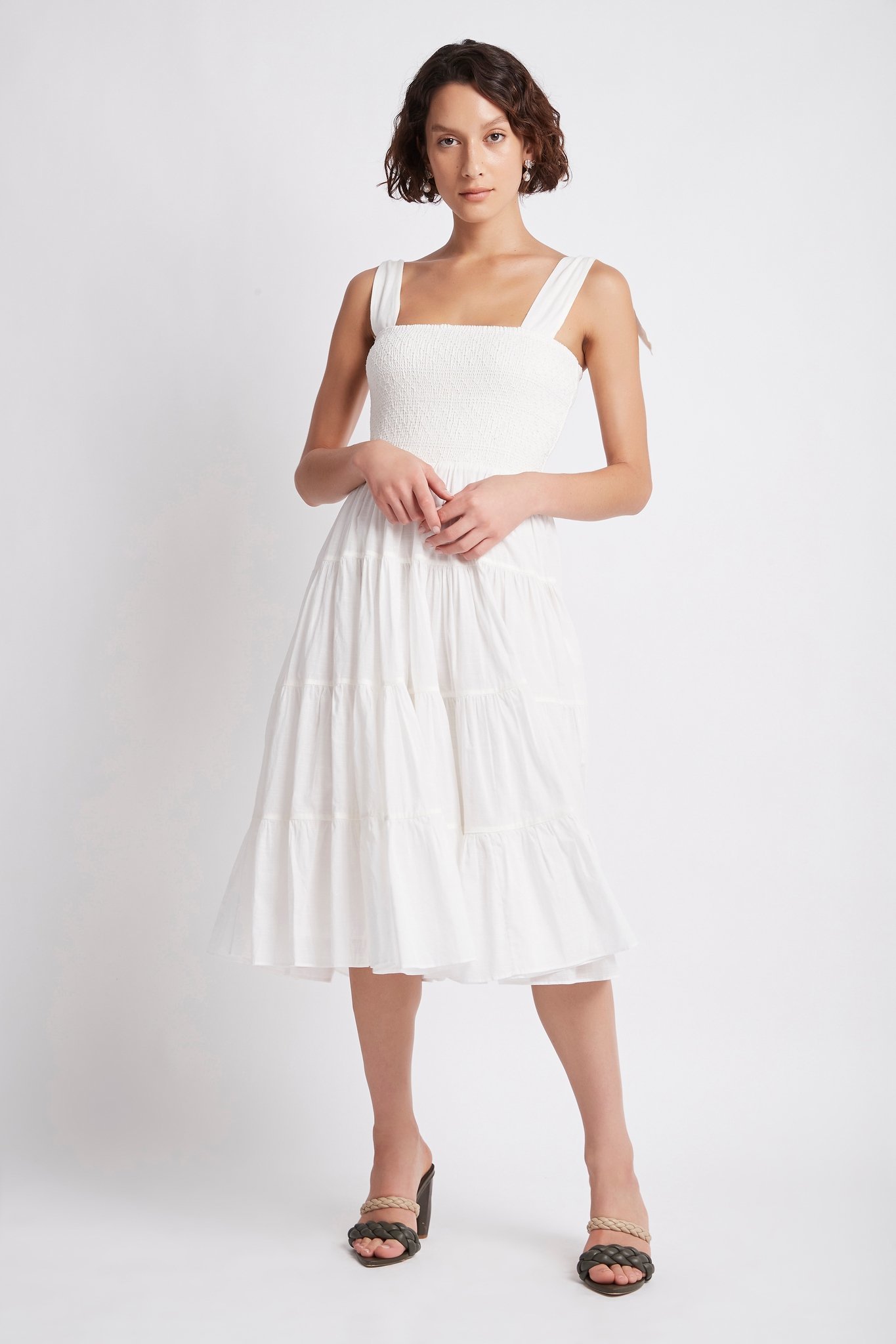 AJE Lagoon Maxi Dress in White Size 4 - Image 2
