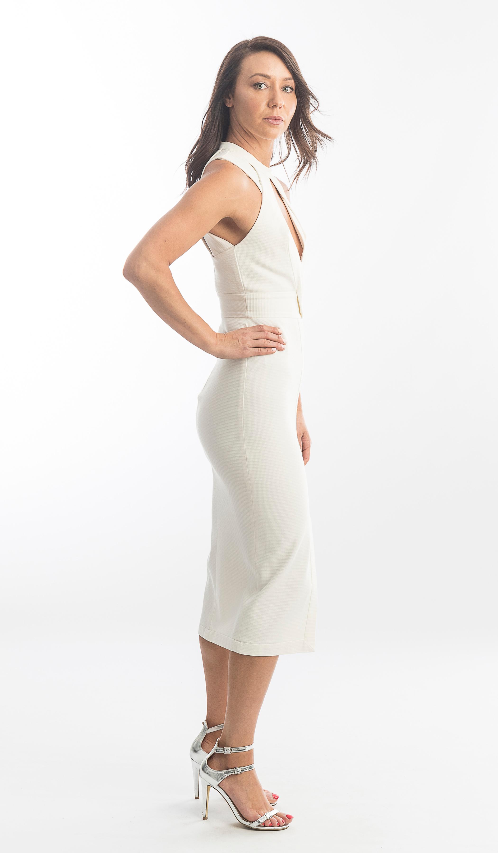 Manning Cartell Studio Cocktail Dress White Size 6 - Image 2