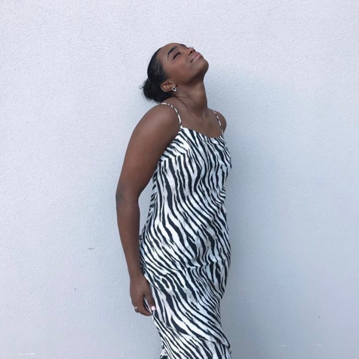 Tigerlily Miku Slip Dress Print Size 8 - Image 3