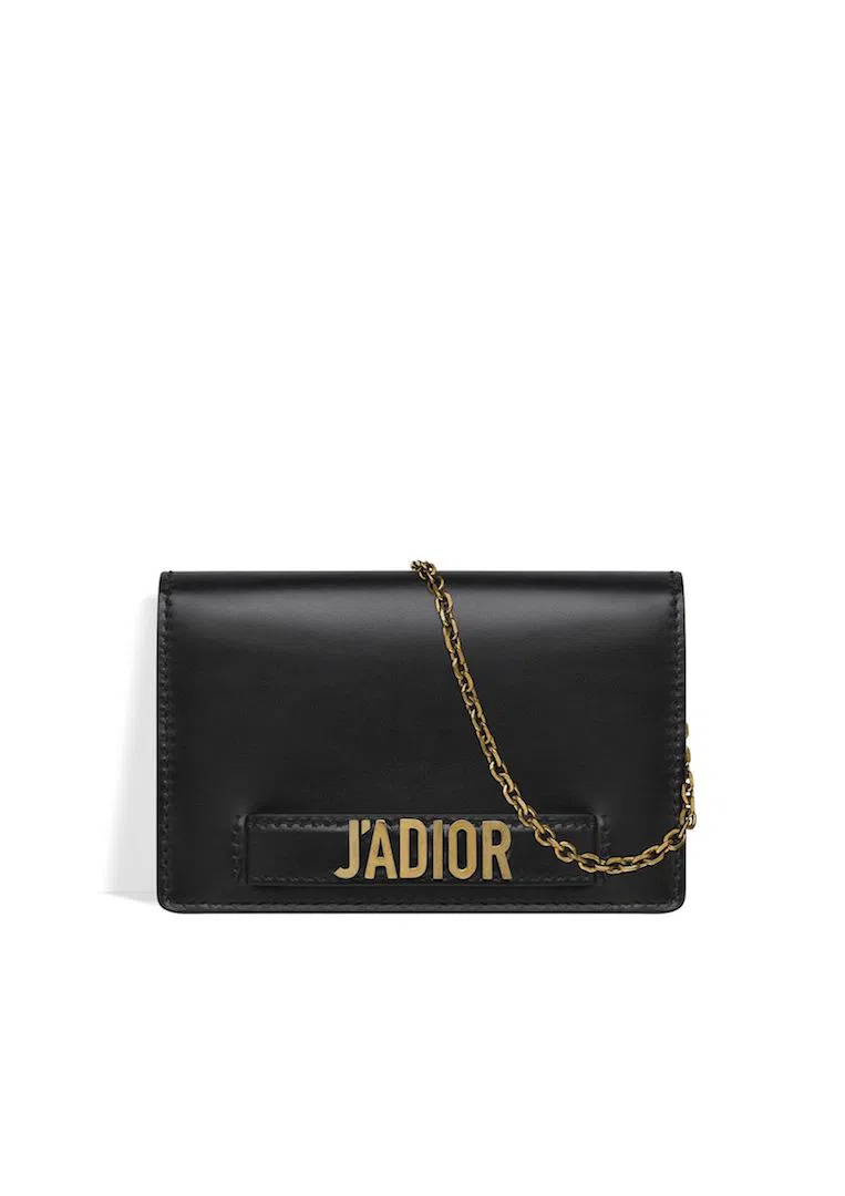 Dior J’ Adior Wallet on Chain Black - Image 1