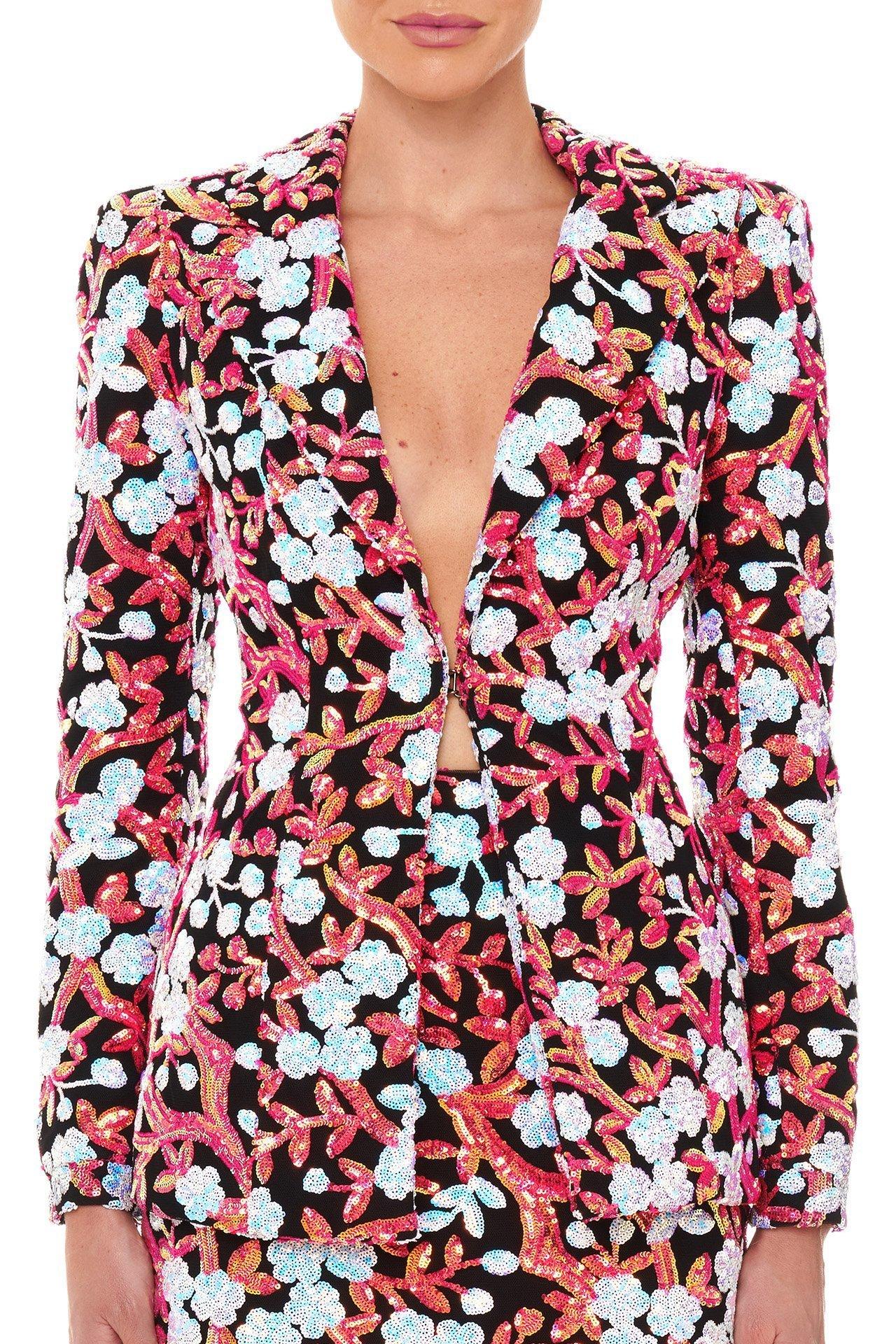 Eliya The Label Rosetta Blazer Print Size 14 - Image 4