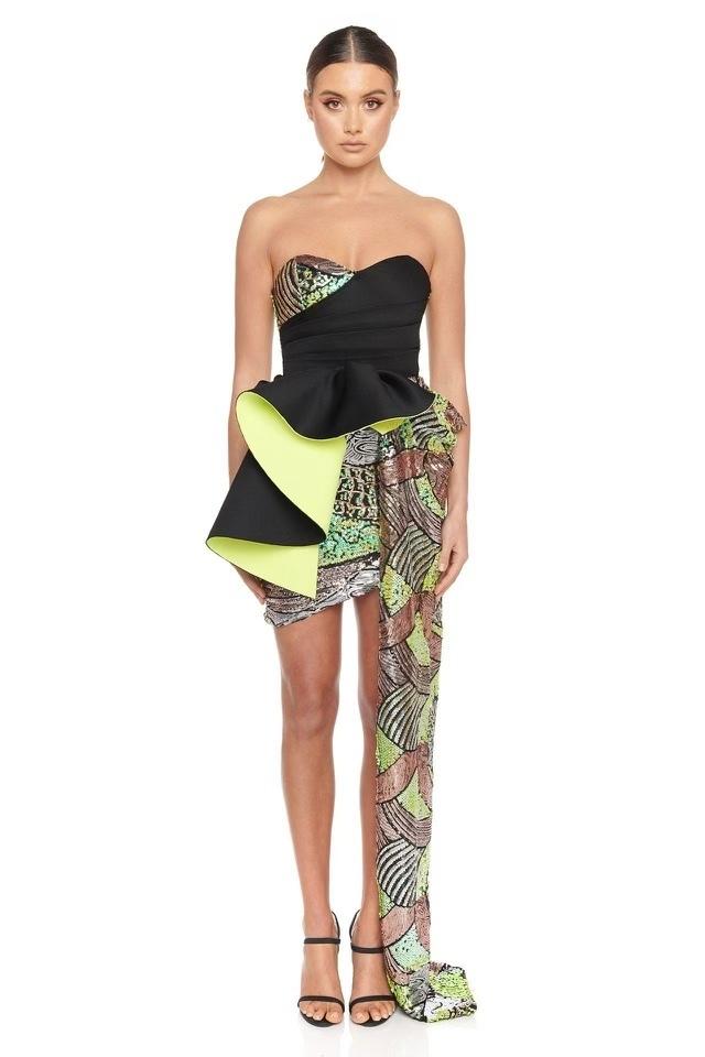 Eliya The Label Florence Dress Black Size 8 - Image 1