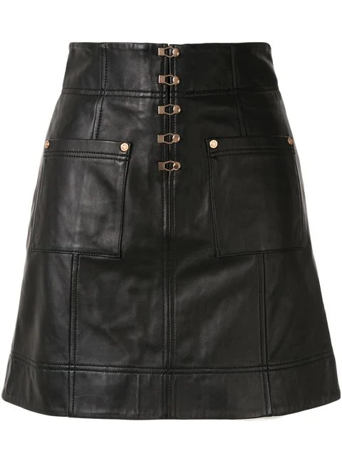 Alice McCall - Sweet Treat Leather Mini Skirt size 10 - Image 3