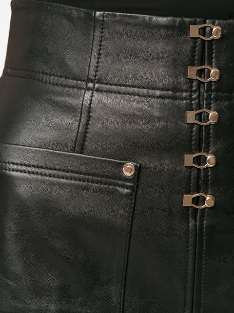 Alice McCall - Sweet Treat Leather Mini Skirt size 10 - Image 4