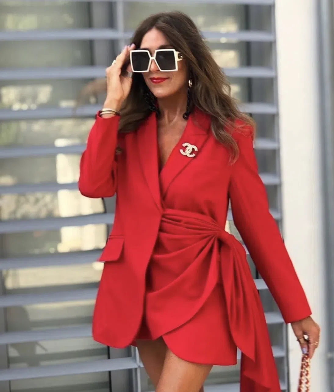 Catwalk Connection Jessy Mini Dress Red  - Image 5