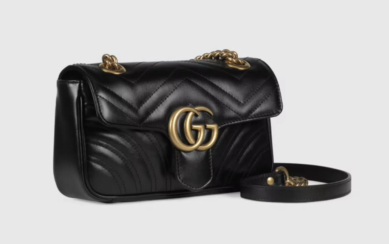 Gucci GG Marmont Matelassé Shoulder Bag Black - Image 2