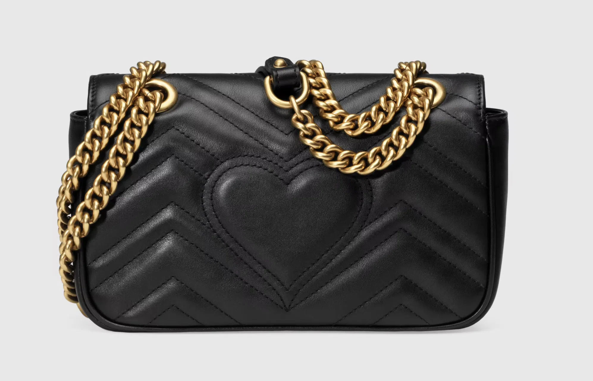Gucci GG Marmont Matelassé Shoulder Bag Black - Image 4