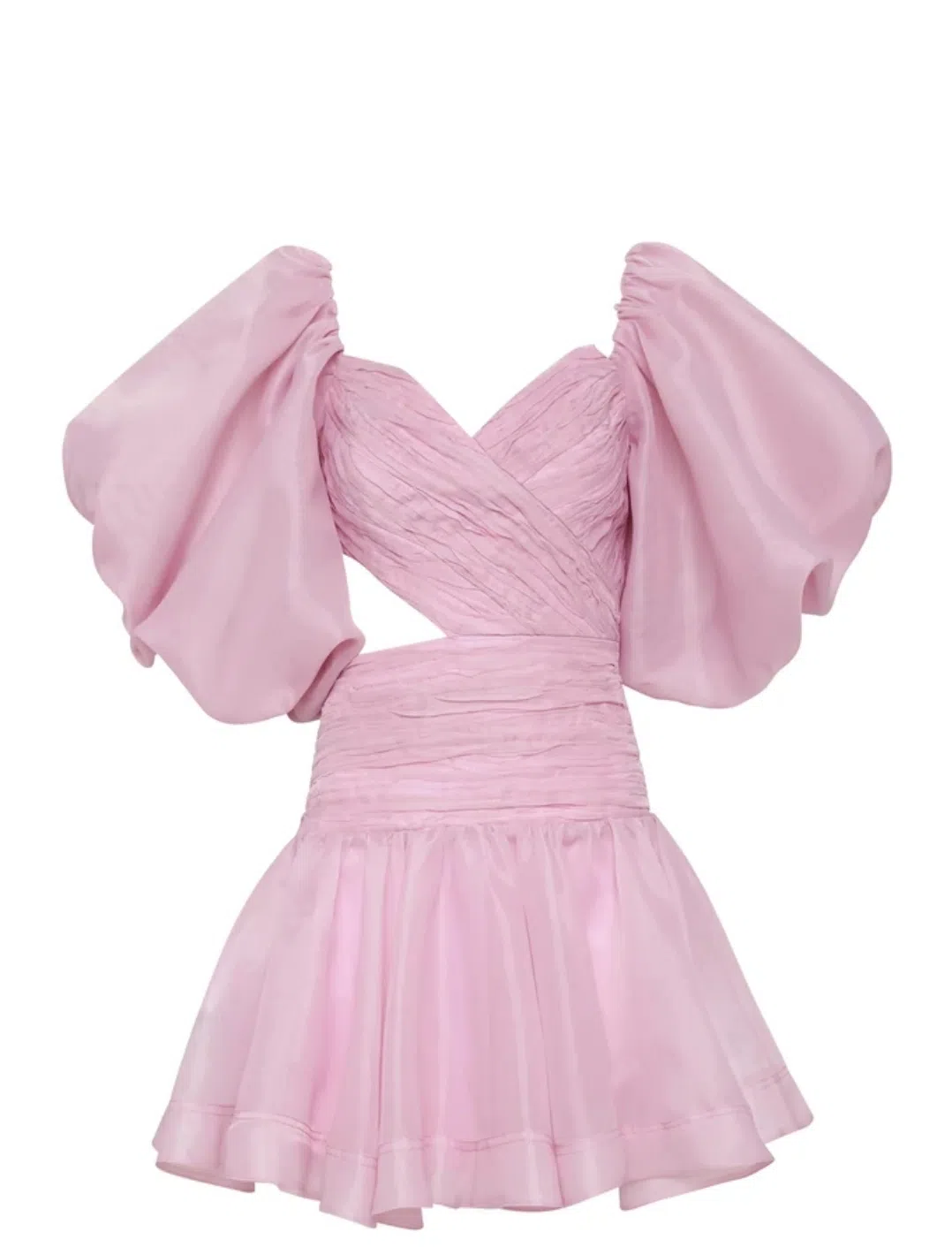 Aje Myriad Cut Out Mini Dress Lilac Purple Size 6 - Image 6