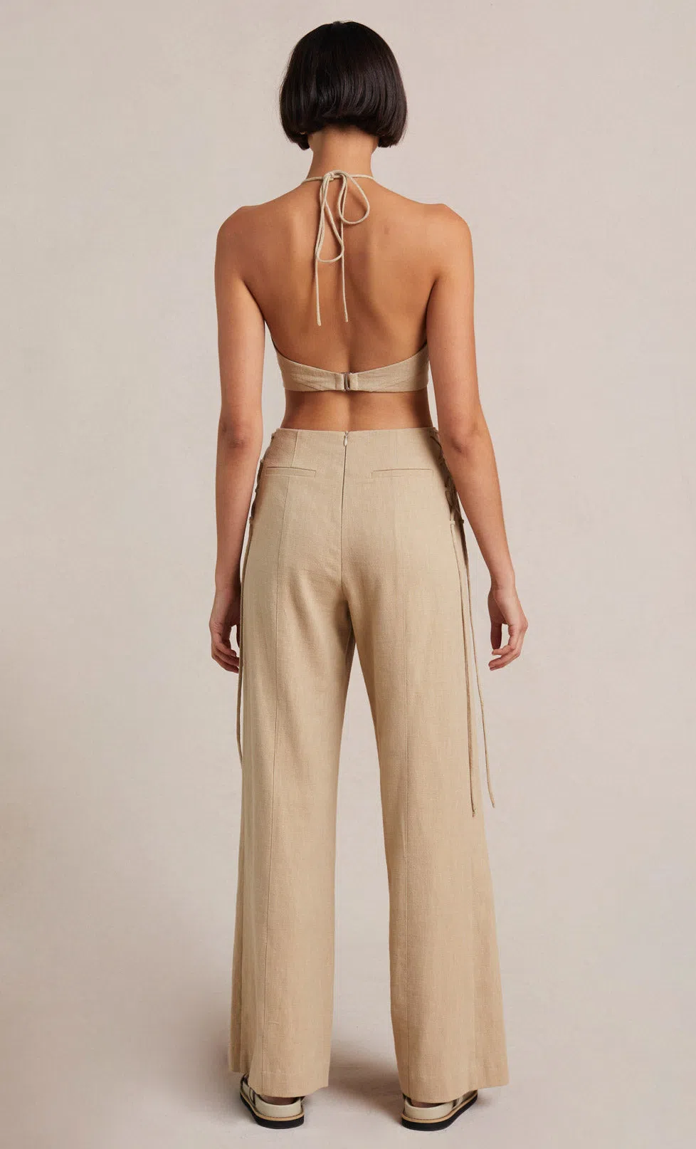 Bec & Bridge Monty Crop & Pants Set Pecan Size 6 - Image 3