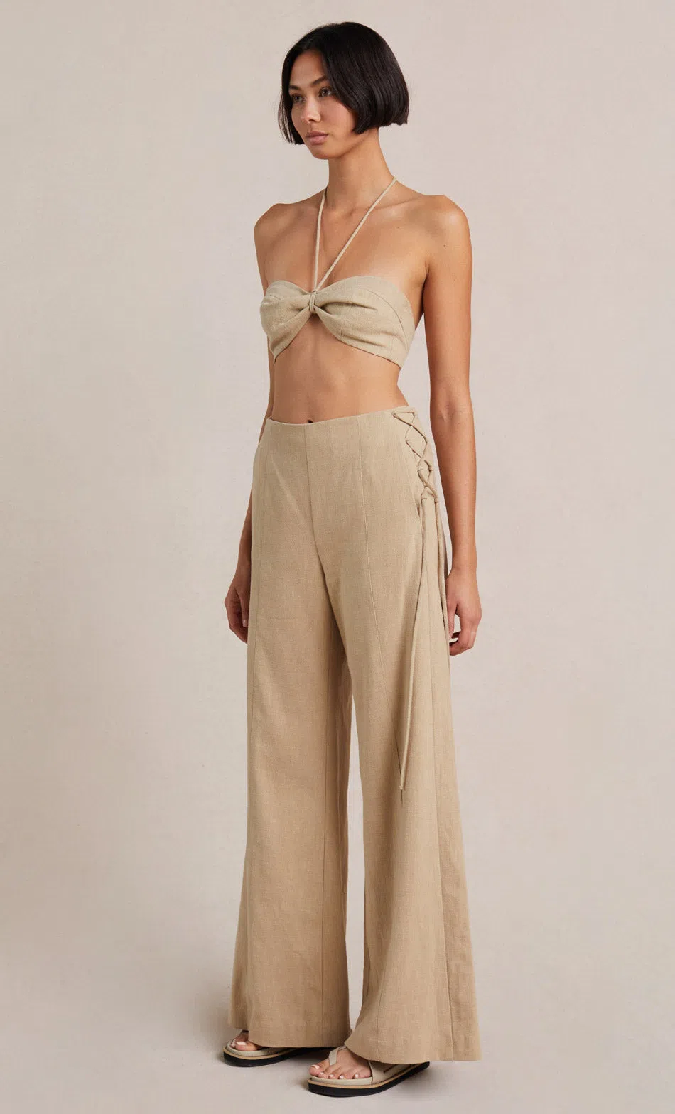 Bec & Bridge Monty Crop & Pants Set Pecan Size 6 - Image 2