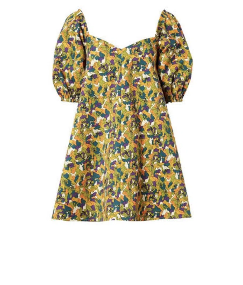 Scanlan Theodore Trapeze Dress Print Size 6 - Image 4