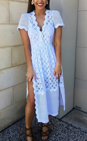 Alice McCall Daybreak Dress White - Size 12 - Image 4