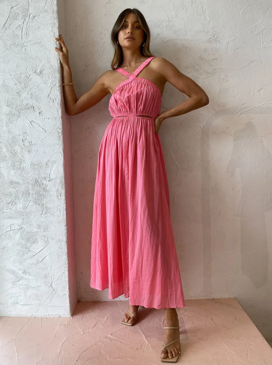 Steele Mirage Dress Pink Size 8 - Image 3