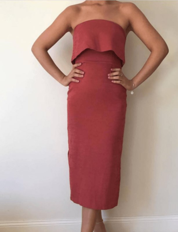  C/MEO Collective Love me Dress Rouge size 12 - Image 1