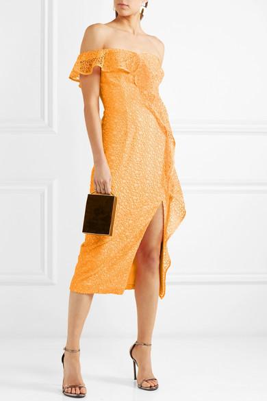  Rebecca Vallance Baha Midi Dress Yellow Size 10  - Image 2