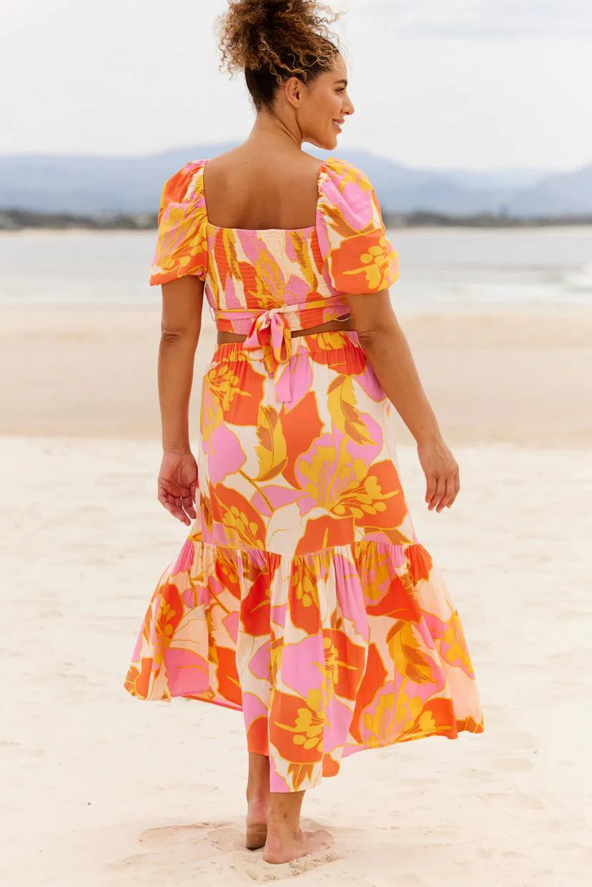 Mister Zimi Yasmin Skirt and Luisa Top in Tahiti Size AU 12  - Image 7