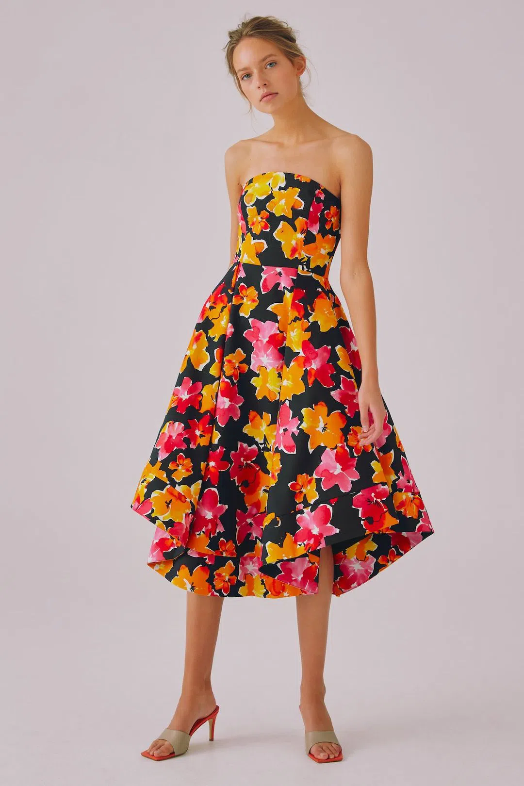 C/MEO Collective Aloud Dress Black Floral Size 14 - Image 5