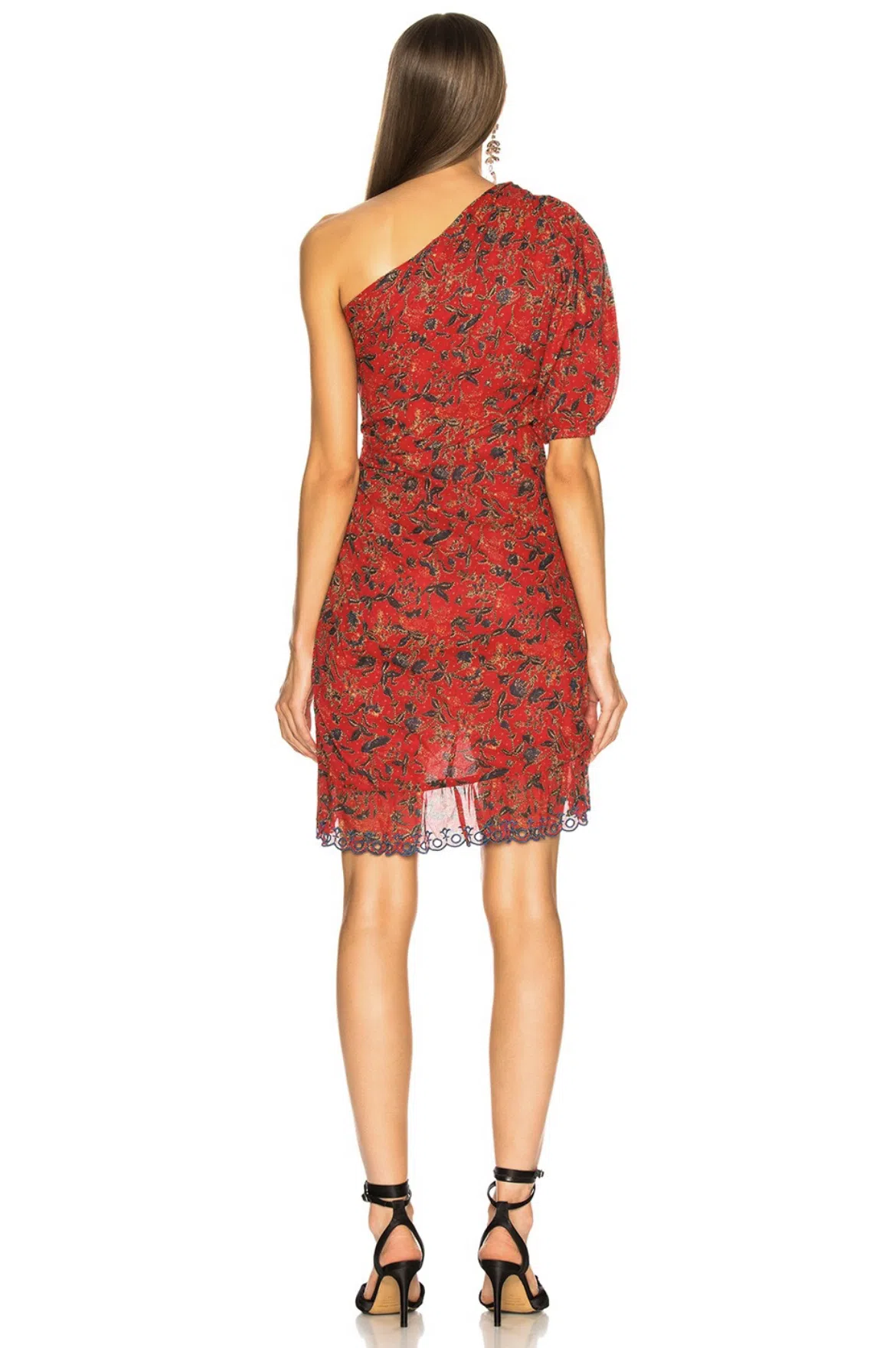 Isabel Marant Etoile Esther Dress Red Size XS - Image 3