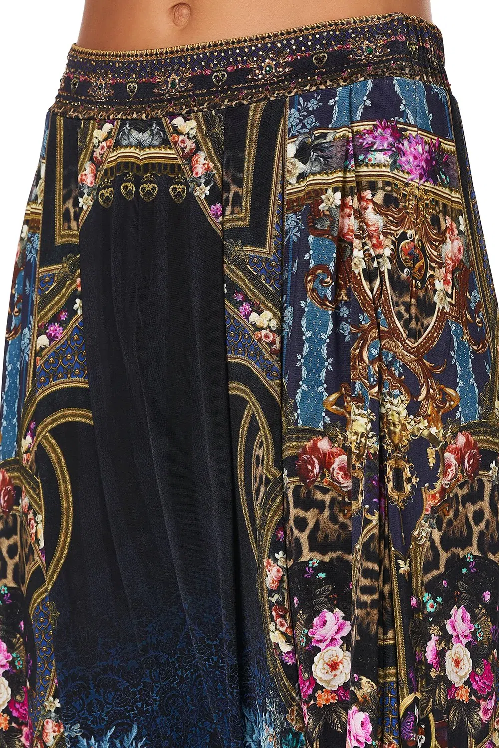 Camilla Jersey Drape Pant Fields of Treasure Print Size S - Image 5