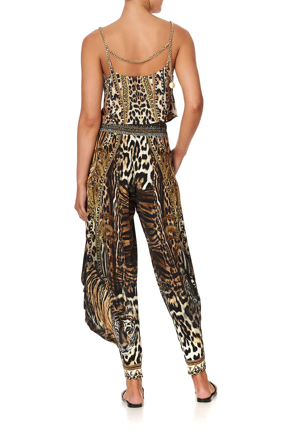 Camilla Jersey Drape Pant Berkeley St After Dark Animal Print Size S - Image 2