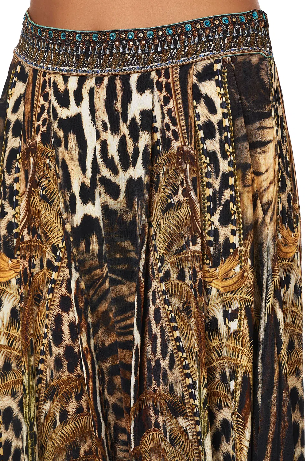 Camilla Jersey Drape Pant Berkeley St After Dark Animal Print Size S - Image 5